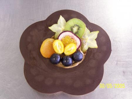 tarte marguerite chocolat passion